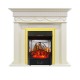 Каминокомплект Corfu - Слоновая кость с очагом Majestic FX M Brass Royal Flame