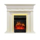 Каминокомплект Corfu - Слоновая кость с очагом Majestic FX Brass Royal Flame