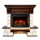 Каминокомплект Pierre Luxe - Шампань / Темный дуб с очагом Dioramic 25 LED FX Royal Flame