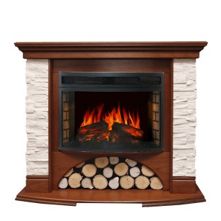 Каминокомплект Village - Орех с очагом Dioramic 25 LED FX Royal Flame Каминокомплект Village - Орех с очагом Dioramic 25 LED FX Royal Flame