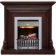 Каминокомплект Bradford - Темный дуб с очагом Danville Chrome FB2 Dimplex