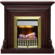 Каминокомплект Bradford - Темный дуб с очагом Danville Antique Brass FB2 Dimplex