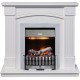 Каминокомплект Boston - Белый (Высота 925см) с очагом Danville Chrome FB2 Dimplex