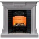Каминокомплект Chelsea - Grey (Ширина 1080 см) с очагом Cassette 400 LNH-INT (с дровами) Dimplex