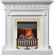 Каминокомплект Valletta - Белый (Ширина 1040 мм) с очагом Danville Brass FB2 Dimplex