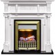 Каминокомплект Oxford - Белый с очагом Danville Antique Brass FB2 Dimplex