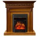 Каминокомплект Valletta - Орех с очагом Majestic FX Black Royal Flame