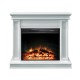 Каминокомплект Geneva - Белый с очагом Jupiter FX New Royal Flame