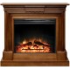 Каминокомплект Chelsea - Орех с очагом Jupiter FX New Royal Flame