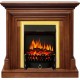Каминокомплект Bradford - Орех с очагом Fobos FX Brass Royal Flame