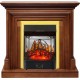 Каминокомплект Bradford - Орех с очагом Majestic FX M Brass Royal Flame