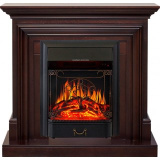 Каминокомплект Bradford - Темный дуб с очагом Majestic FX Black Royal Flame Каминокомплект Bradford - Темный дуб с очагом Majestic FX Black Royal Flame