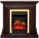 Каминокомплект Bradford - Темный дуб с очагом Majestic FX Brass Royal Flame