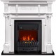 Каминокомплект Oxford - Белый с очагом Aspen Black Royal Flame