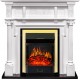 Каминокомплект Oxford - Белый с очагом Majestic FX Brass Royal Flame