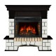 Каминокомплект Pierre Luxe - Белый / Венге с очагом Dioramic 25 LED FX Royal Flame