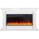 Каминокомплект Lyon  - Белый ( Ширина 1440 мм) с очагом Vision 42 LED Royal Flame