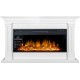 Каминокомплект Lyon  - Белый ( Ширина 1440 мм) с очагом Vision 42 LOG LED Royal Flame