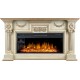 Каминокомплект London - Слоновая кость с патиной (Ширина 1490 мм)  с очагом Vision 42 LOG LED Royal Flame