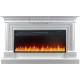 Каминокомплект Chelsea - Белый (Ширина 1350 мм) с очагом Vision 42 LED Royal Flame