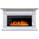 Каминокомплект Cardiff - Белый с очагом Vision 42 LOG LED Royal Flame