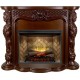 Каминокомплект Castle - Темный дуб с очагом Revillusion RBF30 Dimplex