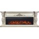 Каминокомплект Windsor 60 - Слоновая кость с темной патиной с очагом Vision 60 LOG LED Royal Flame