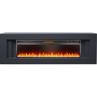 Каминокомплект Line 60 - Серый графит с очагом Vision 60 LED Royal Flame Каминокомплект Line 60 - Серый графит с очагом Vision 60 LED Royal Flame
