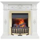 Каминокомплект Derby - Белый дуб с очагом Danville Brass FB2 Dimplex