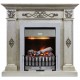 Каминокомплект Derby - Old silver с очагом Danville Chrome FB2 Dimplex