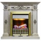 Каминокомплект Derby - Old silver с очагом Danville Antique Brass FB2 Dimplex