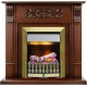 Каминокомплект Venice - Махагон коричневый антик с очагом Danville Antique Brass FB2 Dimplex