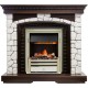 Каминокомплект Glasgow - Темный дуб / Белый с очагом Cavendish Dimplex