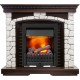 Каминокомплект Glasgow - Темный дуб / Белый с очагом Danville Black FB2 Dimplex