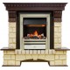 Каминокомплект Pierre Luxe - Темный дуб / Шампань (Высота 1050мм) с очагом Cavendish Dimplex
