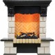 Каминокомплект Pierre Luxe - Венге / Шампань (Высота 975мм) с очагом Cassette 400 LNH-INT (с дровами) Dimplex