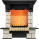 Каминокомплект Pierre Luxe - Венге / Шампань (Высота 975мм) с очагом Cassette 400 LNH-INT PS (без дров) Dimplex
