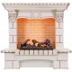 Каминокомплект Pierre Luxe - Слоновая кость / Шампань (Высота 1035мм) с очагом Cassette 600 NH Dimplex