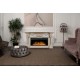 Каминокомплект London - Слоновая кость с патиной (Ширина 1490 мм)  с очагом Vision 42 LOG LED Royal Flame