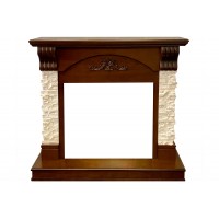 Каминокомплект Prague - Темный дуб/Сланец бежевый с очагом Dioramic 25 LED FX Royal Flame Каминокомплект Prague - Темный дуб/Сланец бежевый с очагом Dioramic 25 LED FX Royal Flame