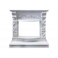 Каминокомплект Prague - Белый /Сланец белый с очагом Dioramic 25 LED FX Royal Flame Каминокомплект Prague - Белый /Сланец белый с очагом Dioramic 25 LED FX Royal Flame
