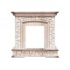 Каминокомплект Preston - Белый/Слоновая кость с патиной с очагом Aspen Black Royal Flame