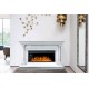 Каминокомплект Sicilia - Белый (Ширина 1530мм) с очагом Vision 42 LOG LED Royal Flame