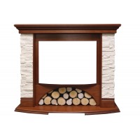 Каминокомплект Village - Орех с очагом Dioramic 25 LED FX Royal Flame Каминокомплект Village - Орех с очагом Dioramic 25 LED FX Royal Flame