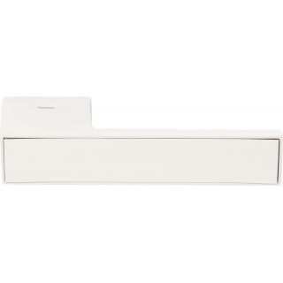 Дверная ручка на квадрате 302 ICON БЕЛЫЙ МАТОВЫЙ со вставкой БЕЛЫЙ ГЛЯНЕЦ Дверная ручка на квадрате 302 ICON БЕЛЫЙ МАТОВЫЙ со вставкой БЕЛЫЙ ГЛЯНЕЦ