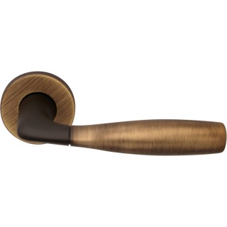 Дверная ручка на розетке Forme 280R Philip2 Матовая бронза/бронза Дверная ручка на розетке Forme 280R Philip2 Матовая бронза/бронза