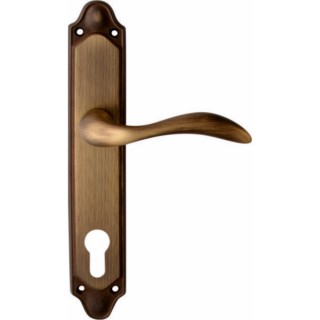 Дверная ручка на планке 132/158 Cyl Laguna Матовая бронза Дверная ручка на планке 132/158 Cyl Laguna Матовая бронза