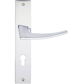 Дверная ручка на планке Forme 218/P06 Cyl Antares Полированный хром