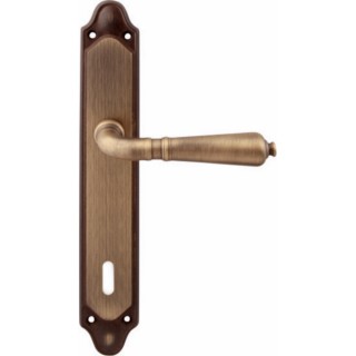 Дверная ручка на планке Melodia 130/158 Cab Antik Матовая бронза Дверная ручка на планке Melodia 130/158 Cab Antik Матовая бронза