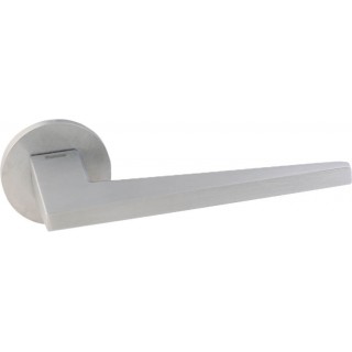Дверная ручка на розетке Forme 185R Paola Матовый хром (FIXA)